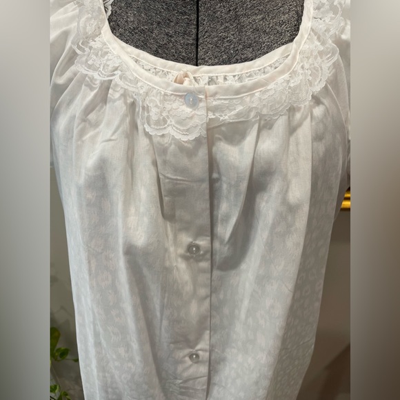 Carriage court 2 piece nightgown robe set ladies size 12/14 70s girly Vintage‎ - Picture 8 of 16